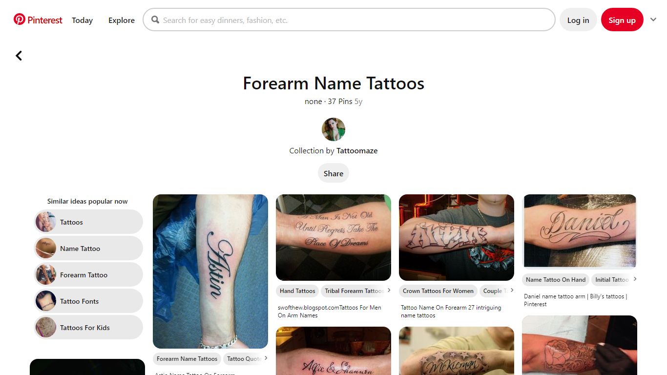 37 Best Forearm Name Tattoos ideas - Pinterest